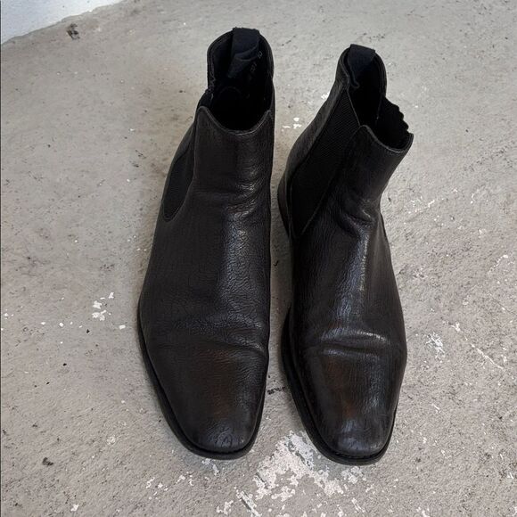 John Varvatos leather sharpie boots main image 7
